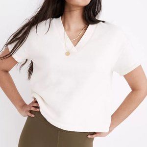 *NWT*MWL Airyterry V-Neck Sweatshirt Tee